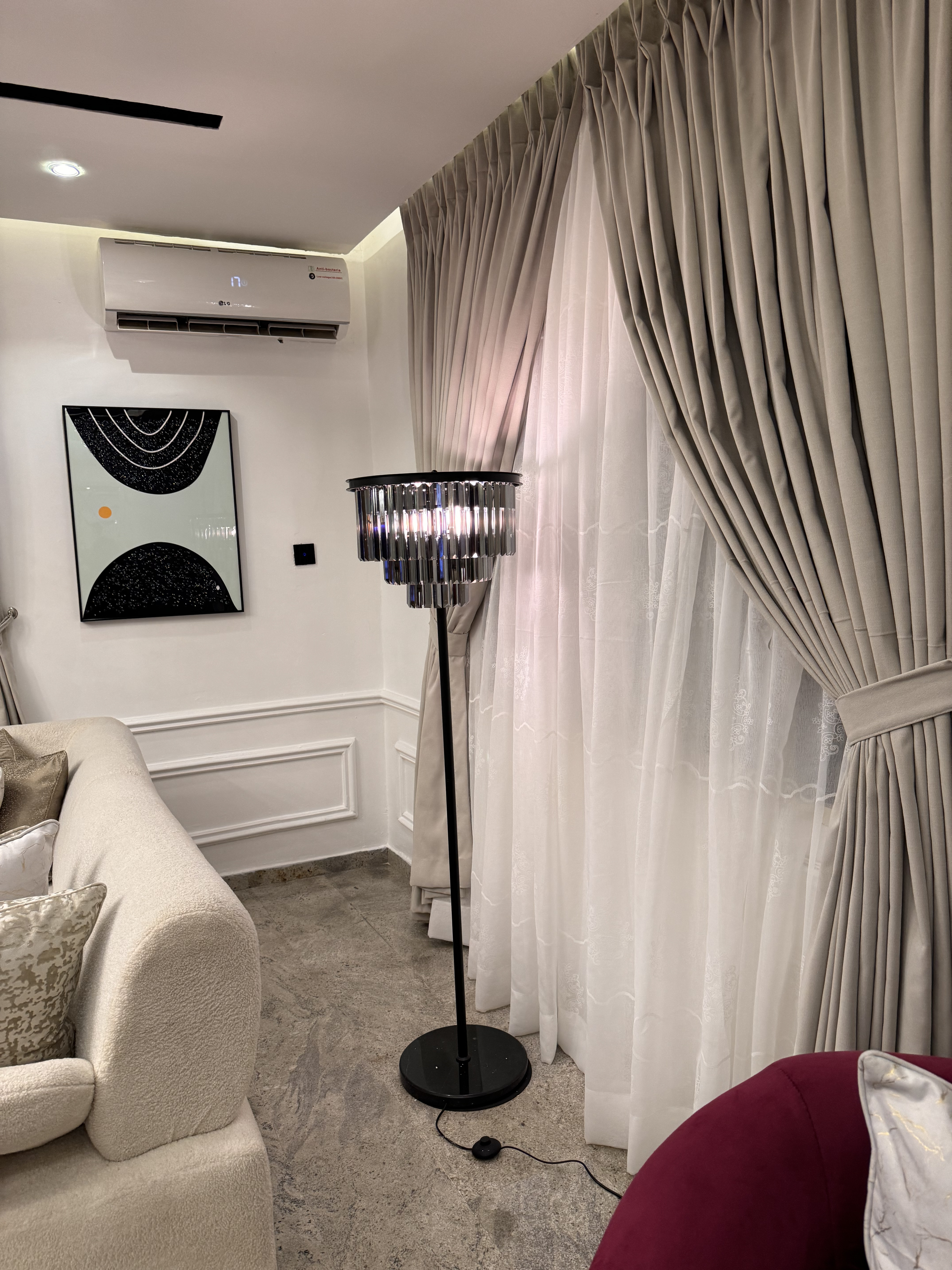 The Lekki Sanctuary master suite interior styling design