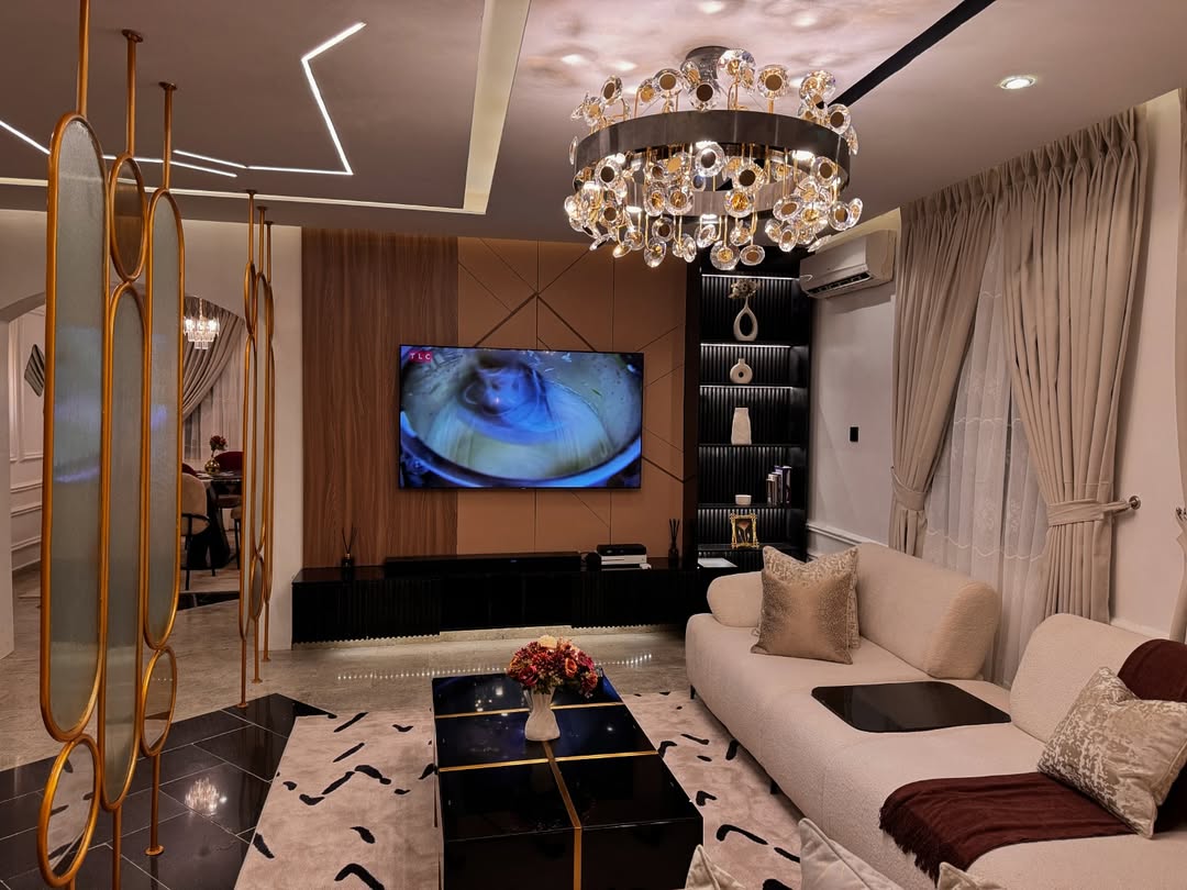 Warm tranquil serene interior ambient light visualization